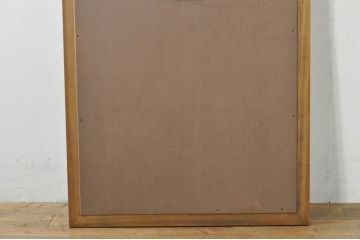 中古　DREXEL HERITAGE(ドレクセルヘリテイジ)　重厚なつくりが高級感を醸し出すウォールミラー(姿見、壁掛け鏡)(R-076073)