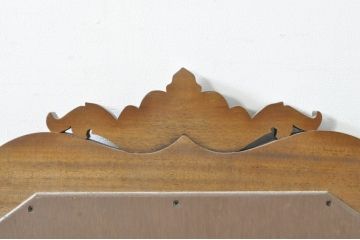 中古　DREXEL HERITAGE(ドレクセルヘリテイジ)　重厚なつくりが高級感を醸し出すウォールミラー(姿見、壁掛け鏡)(R-076073)