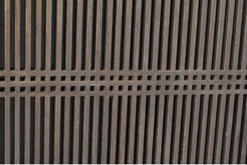 アンティーク建具　和の趣溢れる筬欄間1枚(格子欄間、明かり取り、明り取り、おさらんま、オサランマ)(R-076074)