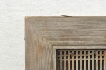 アンティーク建具　和の趣溢れる筬欄間1枚(格子欄間、明かり取り、明り取り、おさらんま、オサランマ)(R-076074)