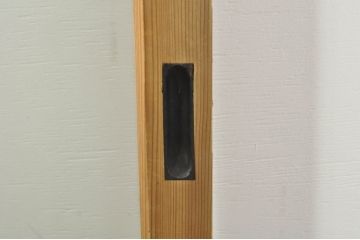アンティーク建具　大正ロマン　古い木味が魅力的なガラス戸4枚セット(引き戸)(R-076084)