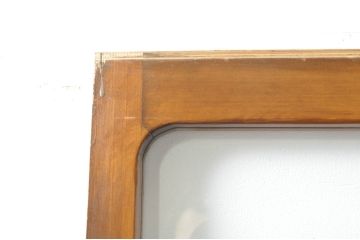 アンティーク建具　レトロな空間を演出するガラス戸2枚セット(引き戸)(R-076086)