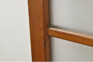 アンティーク建具　レトロな空間を演出するガラス戸2枚セット(引き戸)(R-076086)