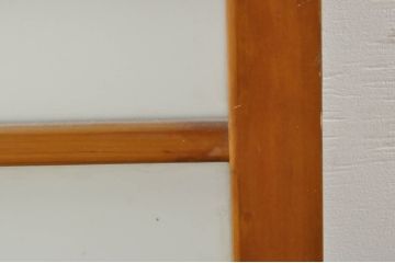 アンティーク建具　レトロな空間を演出するガラス戸2枚セット(引き戸)(R-076086)