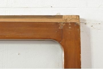 アンティーク建具　レトロな空間を演出するガラス戸2枚セット(引き戸)(R-076086)