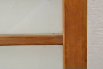 アンティーク建具　レトロな空間を演出するガラス戸2枚セット(引き戸)(R-076086)