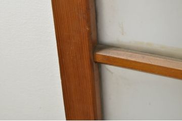 アンティーク建具　レトロな空間を演出するガラス戸2枚セット(引き戸)(R-076087)