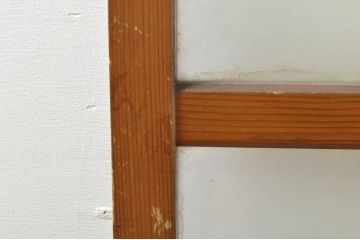 アンティーク建具　レトロな空間を演出するガラス戸2枚セット(引き戸)(R-076087)