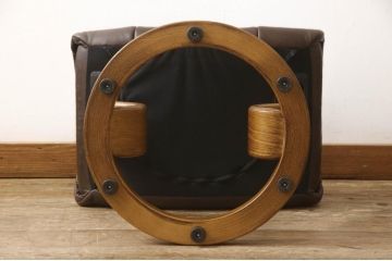 中古　美品　EKORNES(エコーネス)　本革　オットマン付き　ストレスレス レノ クラシック(M)(アームチェア、リクライニングチェア、椅子、一人掛けソファ、1Pソファ)(定価約37万9千円)(R-076090)