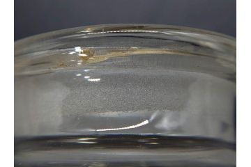 アンティーク雑貨　昭和レトロ　お洒落なインテリアとしても活躍してくれる蓋付きガラス瓶3個セット(キャニスター、硝子、ガラスビン、菓子瓶、フタ付き、MADE IN OCCUPIED JAPAN(占領下の日本製)、オキュパイド ジャパン)(R-076197)