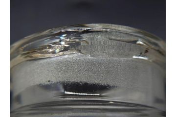 アンティーク雑貨　昭和レトロ　お洒落なインテリアとしても活躍してくれる蓋付きガラス瓶3個セット(キャニスター、硝子、ガラスビン、菓子瓶、フタ付き、MADE IN OCCUPIED JAPAN(占領下の日本製)、オキュパイド ジャパン)(R-076198)