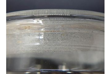 アンティーク雑貨　昭和レトロ　お洒落なインテリアとしても活躍してくれる蓋付きガラス瓶3個セット(キャニスター、硝子、ガラスビン、菓子瓶、フタ付き、MADE IN OCCUPIED JAPAN(占領下の日本製)、オキュパイド ジャパン)(R-076199)