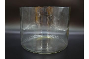 昭和初期　様々な使い方ができるシンプルで取り入れやすいガラスビン(ガラス瓶、硝子、フラワーベース、水槽、金魚鉢)(R-076201)