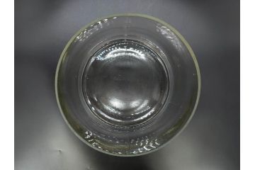 昭和初期　様々な使い方ができるシンプルで取り入れやすいガラスビン(ガラス瓶、硝子、フラワーベース、水槽、金魚鉢)(R-076201)