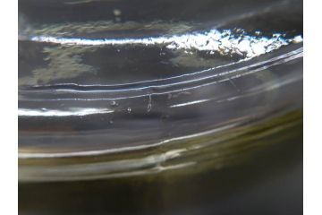 昭和初期　様々な使い方ができるシンプルで取り入れやすいガラスビン(ガラス瓶、硝子、フラワーベース、水槽、金魚鉢)(R-076201)