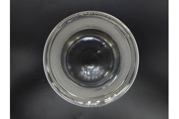 昭和レトロ　昭和初期　色々な使い方が楽しめる蓋付きガラス瓶2個セット(薬瓶、ガラスビン、硝子、メディシンボトル、キャニスター、筒型、フタ付き)(R-076202)