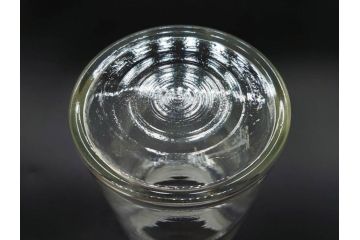 昭和レトロ　昭和初期　色々な使い方が楽しめる蓋付きガラス瓶2個セット(薬瓶、ガラスビン、硝子、メディシンボトル、キャニスター、筒型、フタ付き)(R-076202)