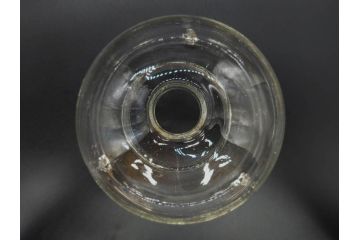 大正〜昭和初期　蓋付き　ノスタルジックな雰囲気を演出するハエ取り瓶2個セット(蠅、蝿、ハエトリ器、ガラス、硝子、フタ付き)(R-076203)
