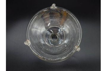 大正〜昭和初期　蓋付き　ノスタルジックな雰囲気を演出するハエ取り瓶2個セット(蠅、蝿、ハエトリ器、ガラス、硝子、フタ付き)(R-076203)