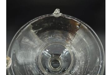 大正〜昭和初期　蓋付き　ノスタルジックな雰囲気を演出するハエ取り瓶2個セット(蠅、蝿、ハエトリ器、ガラス、硝子、フタ付き)(R-076203)