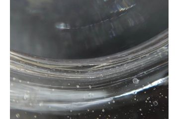 大正〜昭和初期　蓋付き　ノスタルジックな雰囲気を演出するハエ取り瓶2個セット(蠅、蝿、ハエトリ器、ガラス、硝子、フタ付き)(R-076203)