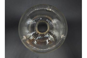 大正〜昭和初期　蓋付き　ノスタルジックな雰囲気を演出するハエ取り瓶2個セット(蠅、蝿、ハエトリ器、ガラス、硝子、フタ付き)(R-076204)