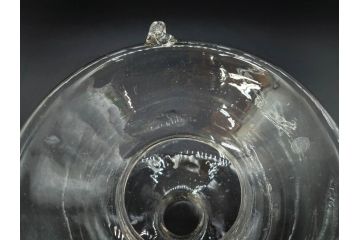 大正〜昭和初期　蓋付き　ノスタルジックな雰囲気を演出するハエ取り瓶2個セット(蠅、蝿、ハエトリ器、ガラス、硝子、フタ付き)(R-076204)