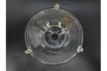 大正〜昭和初期　蓋付き　ノスタルジックな雰囲気を演出するハエ取り瓶2個セット(蠅、蝿、ハエトリ器、ガラス、硝子、フタ付き)(R-076204)
