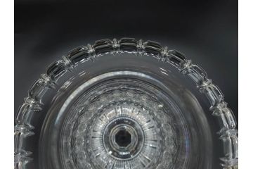 希少　フランス　Baccarat　バカラ　限定150個　100/150　高さ約31cm　気品漂う洗練されたデザインが目を惹く花瓶(フラワーベース、花器、花入、フルレッドクリスタルガラス、ケース付き)(R-076206)