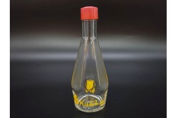 昭和レトロ　キッコーマン　ヒゲタしょうゆ　ソース　どこか懐かしさを感じる調味料入れ3点セット(醤油瓶、しょうゆ差し、キッコちゃん、ガラスビン、硝子)(R-076207)