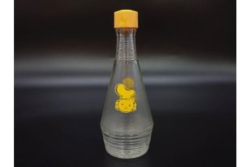 昭和レトロ　キッコーマン　ヒゲタしょうゆ　ソース　どこか懐かしさを感じる調味料入れ3点セット(醤油瓶、しょうゆ差し、キッコちゃん、ガラスビン、硝子)(R-076207)