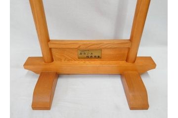 芸術院会員　人間国宝　香取正彦　「福寿無量」　喚鐘(梵鐘、鐘架、撞木、台付き、共箱付き)(R-076209)