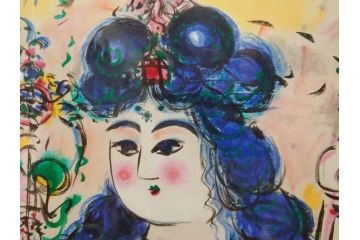 真作　棟方志功　「大弁財天妃神尊像之図」　限定240部のうち第79番　石版画(リトグラフ、絵画、額装、箱付き)(R-076212)