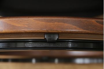 中古　美品　EKORNES(エコーネス)　本革　オットマン付き　ストレスレス レノ クラシック(S)(アームチェア、リクライニングチェア、椅子、一人掛けソファ、1Pソファ)(定価約38万円)(R-076223)