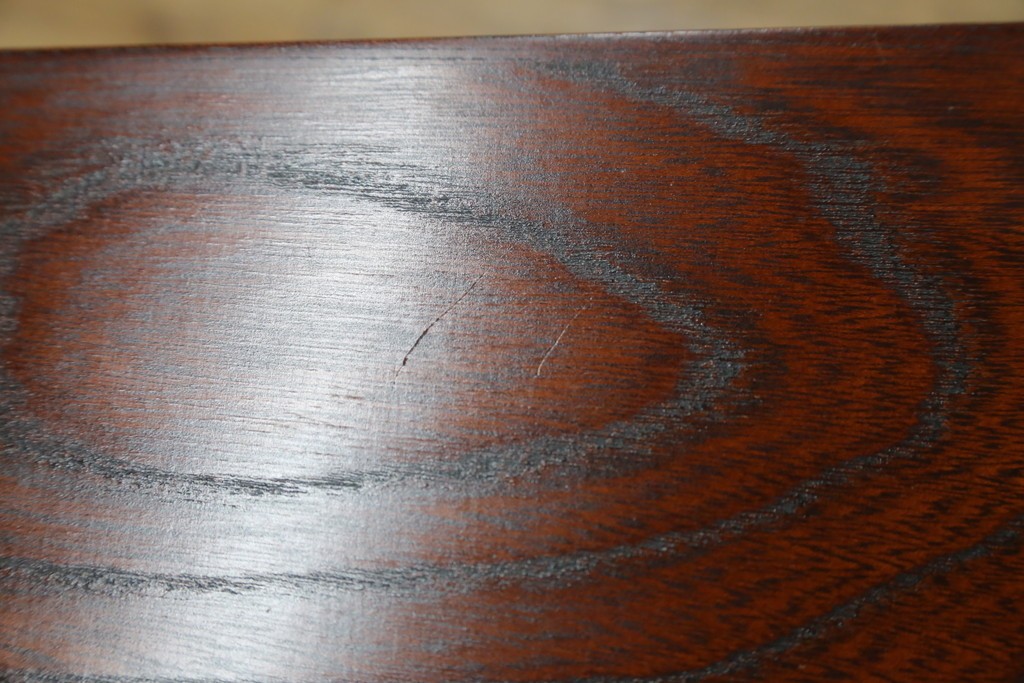 中古　美品　岩谷堂箪笥　美しい杢目と豪華な金具が目を惹く車箪笥　(R-076230)