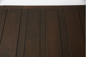 イギリスアンティーク　オーク材　クラシカルな雰囲気が魅力的なドローリーフテーブル(エクステンションテーブル、ダイニングテーブル、食卓、4人掛け、4P、6人掛け、6P、英国)(R-076237)