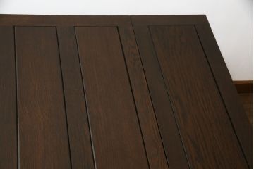 イギリスアンティーク　オーク材　クラシカルな雰囲気が魅力的なドローリーフテーブル(エクステンションテーブル、ダイニングテーブル、食卓、4人掛け、4P、6人掛け、6P、英国)(R-076237)