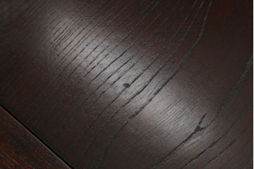 中古　美品!!　九州民芸家具　和モダンな空間づくりにおすすめの囲炉裏テーブル(ダイニングテーブル、食卓、4人掛け、木製火鉢)(R-076241)