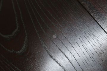 中古　美品!!　九州民芸家具　和モダンな空間づくりにおすすめの囲炉裏テーブル(ダイニングテーブル、食卓、4人掛け、木製火鉢)(R-076241)