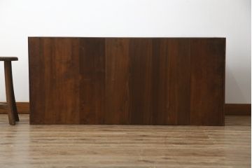 和製アンティーク　前面柿材　趣のある佇まいが魅力的な時代箪笥ローボード(着物箪笥、衣装箪笥、テレビ台、テレビボード、ローチェスト、引き出し)(R-076248)