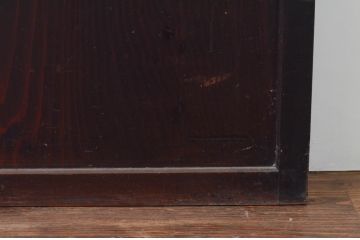 アンティーク建具　和モダンな雰囲気を盛り上げる障子帯戸3枚セット(引き戸、障子戸)(R-076250)
