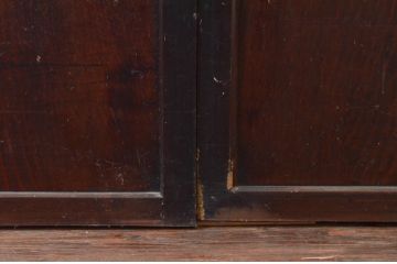 アンティーク建具　和モダンな雰囲気を盛り上げる障子帯戸3枚セット(引き戸、障子戸)(R-076250)