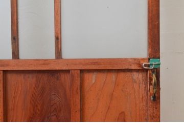 アンティーク建具　大正ロマンな雰囲気香るガラス扉1枚(ドア、ガラス戸)(R-076253)