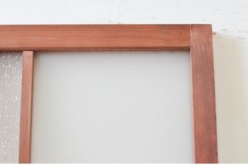 アンティーク建具　どこか懐かしさを感じる幅狭板戸扉1枚(ドア、木製扉)(R-076255)