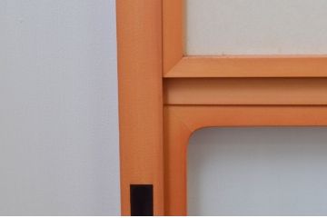 ビンテージ建具　和の空間づくりにおすすめの擦り上げ障子戸4枚セット(擦上障子戸、雪見障子戸、引き戸、ヴィンテージ)(R-076265)