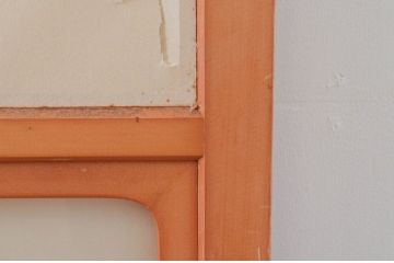 ビンテージ建具　和の空間づくりにおすすめの擦り上げ障子戸4枚セット(擦上障子戸、雪見障子戸、引き戸、ヴィンテージ)(R-076265)