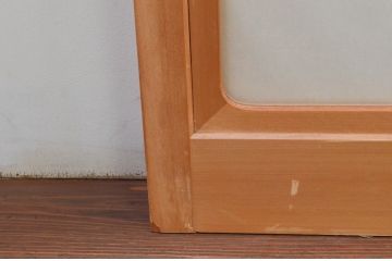 ビンテージ建具　和の空間づくりにおすすめの擦り上げ障子戸4枚セット(擦上障子戸、雪見障子戸、引き戸、ヴィンテージ)(R-076265)