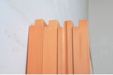 ビンテージ建具　和の空間づくりにおすすめの擦り上げ障子戸4枚セット(擦上障子戸、雪見障子戸、引き戸、ヴィンテージ)(R-076265)