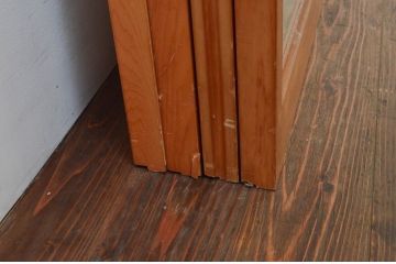 ビンテージ建具　和の空間づくりにおすすめの擦り上げ障子戸4枚セット(擦上障子戸、雪見障子戸、引き戸、ヴィンテージ)(R-076265)