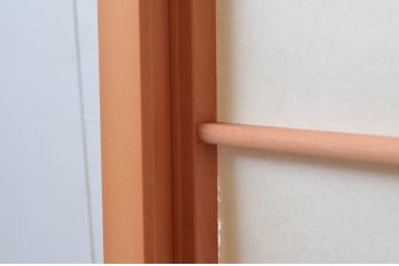 ビンテージ建具　和の空間づくりにおすすめの擦り上げ幅狭障子戸4枚セット(擦り上げ障子戸、擦上障子戸、雪見障子戸、引き戸、ヴィンテージ)(R-076266)